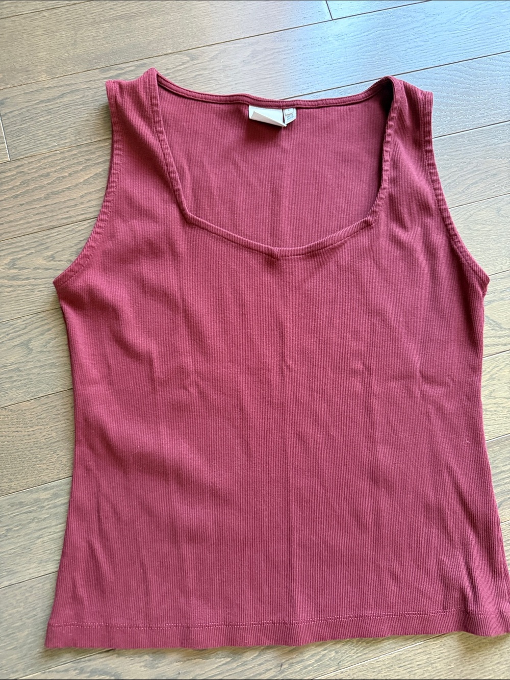 Women’s Ribbed Tank Top - Berry